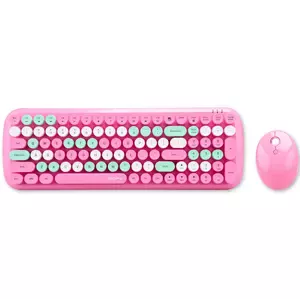 Klávesnice Wireless keyboard + mouse set MOFII Candy XR 2.4G (pink)