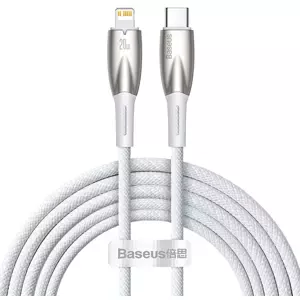 Kabel USB-C cable for Lightning Baseus Glimmer Series, 20W, 2m (White)