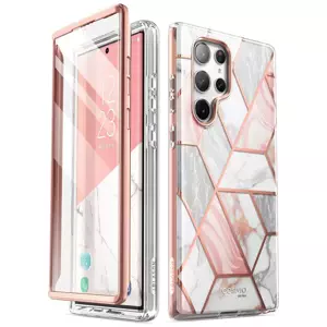 Pouzdro SUPCASE COSMO GALAXY S23 ULTRA MARBLE PINK (843439121461)