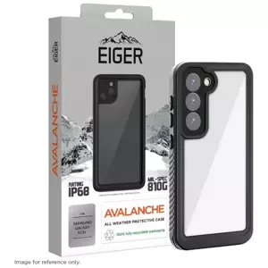 Pouzdro Eiger Avalanche Case for Samsung Galaxy S23+ in Clear/ Black (EGCA00443)