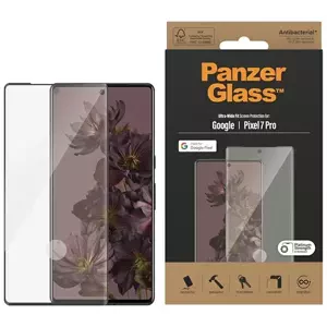 Ochranné sklo PanzerGlass Ultra-Wide Fit Pixel 7 Pro Screen Protection Antibacterial black (5711724047732)