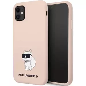 Kryt Karl Lagerfeld iPhone 11 / XR 6,1" hardcase pink Silicone Choupette (KLHCN61SNCHBCP)
