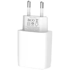 Nabíječka XO L57 wall charger, 2x USB + USB-C cable (white) (6920680870271)