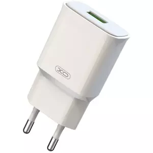Nabíječka Wall charger XO L92D, 1x USB, 18W, QC 3.0 (white) (6920680825639)
