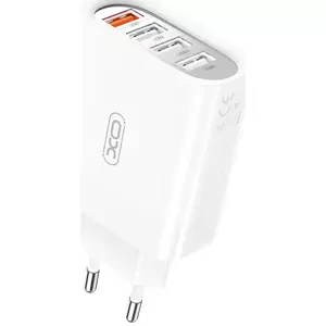 Nabíječka Wall Charger XO L100 USB QC 3.0 + 3x USB 2.4A (white) (6920680827350)