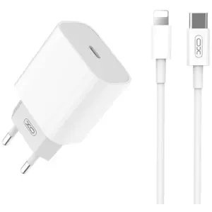 Nabíječka Wall Charger with + Lightning Cable XO L77 20W (white) (6920680873166)