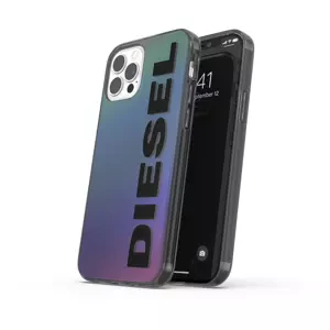 Kryt Diesel Snap Case Holographic With Black Logo for iPhone 12/12 Pro colourful (42573)