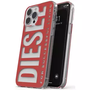 Kryt Diesel Clear Case Diesel Graphic for iPhone 13 Pro Max red/white (47204)