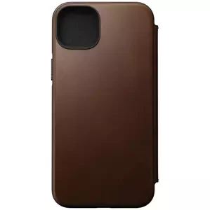 Pouzdro Nomad Leather MagSafe Folio, brown - iPhone 14 Plus (NM01284185)