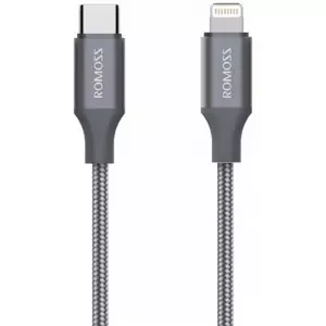 Kabel Romoss CB1737 USB-C to Lightning cable, 27W, 1m (gray) (6936857202493)