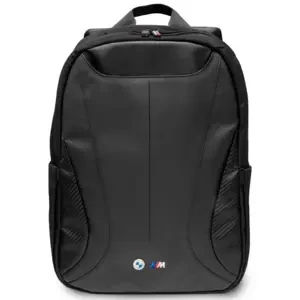 BMW 16" backpack black Carbon&Leather Tricolor (BMBP15SPCTFK)