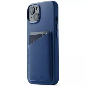 Kryt  Mujjo Full Leather MagSafe Wallet Case for iPhone 15/14/13- Monaco Blue (MUJJO-CL-031-BL)