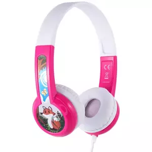 Sluchátka Wired headphones for kids Buddyphones DiscoverFun, Pink (630282193048)