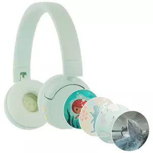 Sluchátka Wireless headphones for kids Buddyphones POPFun, Green (4897111741023)