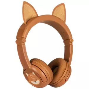 Sluchátka Wireless headphones for kids Buddyphones Play Ears Plus fox, Brown (4897111741061)