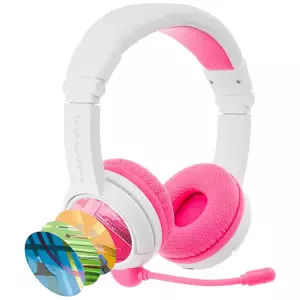 Sluchátka Wireless headphones for kids BuddyPhones School+ Pink (4897111740606)