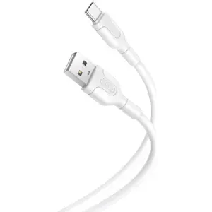 Kabel Cable USB to USB-C XO NB212 2.1A 1m, white (6920680827756)