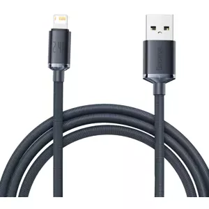 Kabel Baseus Crystal Shine cable USB to Lightning, 2.4A, 2m, black (6932172602710)