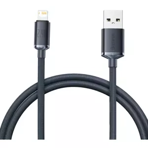 Kabel Baseus Crystal Shine cable USB to Lightning, 2.4A, 1.2m, black (6932172602680)