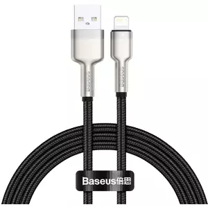 Kabel USB cable for Lightning Baseus Cafule, 2.4A, 1m, black (6953156202245)