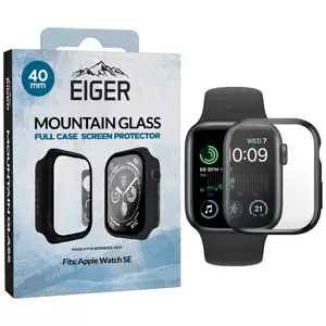 Pouzdro Eiger Mountain Glass Full Case for Apple Watch SE 40mm in Black (EGSP00899)
