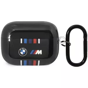 Pouzdro BMW AirPods Pro cover Black Multiple Colored Lines (BMAP22SWTK)