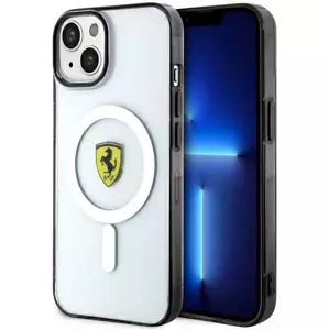 Kryt Ferrari iPhone 14 6,1" transparent hardcase Outline Magsafe (FEHMP14SURKT)