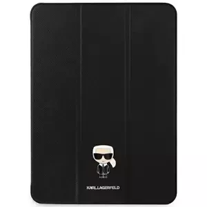 Pouzdro Karl Lagerfeld KLFC11OKMK iPad Pro 11" 2021 Book Cover black Saffiano Karl Iconic (KLFC11OKMK)