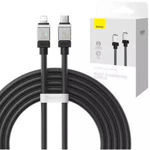 Kabel Fast Charging cable Baseus USB-C to Lightning Coolplay Series 2m, 20W, black (6932172626600)
