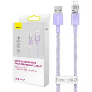 Kabel Fast Charging cable Baseus USB-A to Lightning  Explorer Series 2m, 2.4A, purple (6932172629007)