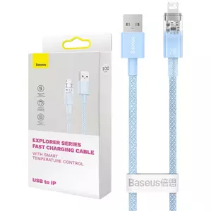 Kabel Fast Charging cable Baseus USB-A to Lightning  Explorer Series 2m, 2.4A, blue (6932172629014)