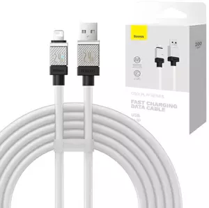 Kabel Fast Charging cable Baseus USB-A to Lightning CoolPlay Series 2m, 2.4A, white (6932172626778)