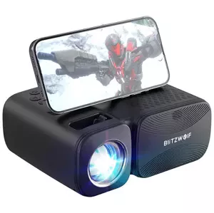 Projektor BlitzWolf BW-V3 Mini LED beamer / projector, Wi-Fi + Bluetooth, black (5905316146884)