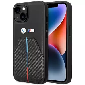 Kryt BMW BMHCP14S22NSTB iPhone 14 6.1" black Stamped Tricolor Stripe (BMHCP14S22NSTB)