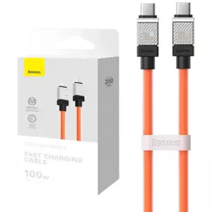 Kabel Cable USB-C do USB-C Baseus CoolPlay 100W 2m (orange)