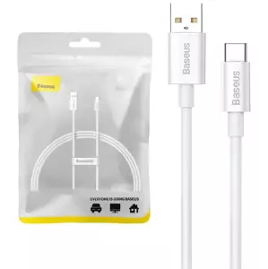 Kabel Cable USB do USB-C Baseus Superior 100W 1m (white)