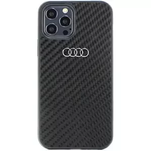 Kryt Audi Carbon Fiber iPhone 12/12 Pro 6.1" black hardcase AU-TPUPCIP12P-R8/D2-BK (AU-TPUPCIP12P-R8/D2-BK)