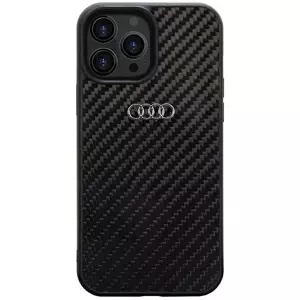 Kryt Audi Carbon Fiber iPhone 14 Pro Max 6.7" black hardcase AU-TPUPCIP14PM-R8/D2-BK (AU-TPUPCIP14PM-R8/D2-BK)