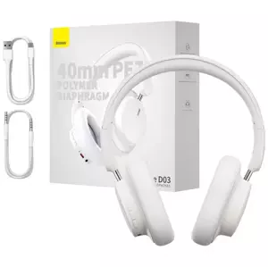 Sluchátka Wireless Headphones Baseus Bowie D03 - (White)