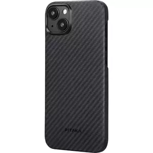 Kryt Pitaka MagEZ 4 1500D case, black/grey twill - iPhone 15 Plus (KI1501M)