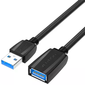 Kabel Extension Cable USB 3.0, male USB to female USB, Vention 1.5m (Black)