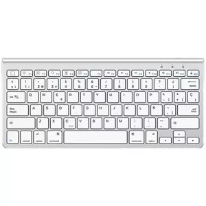 Klávesnice Wireless iPad keyboard Omoton KB088 with tablet holder (silver)