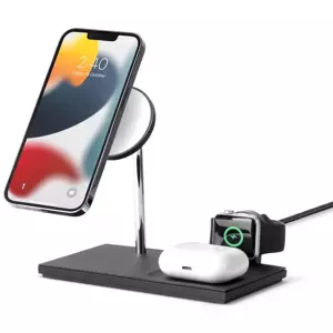 Native Union Snap Magnetic 3-1 Wireless Charger, black (SNAP-3IN1-BLK-EU)