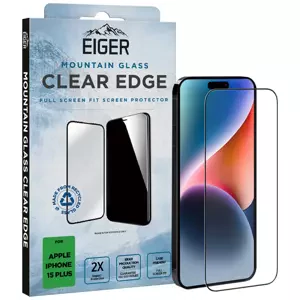 Ochranné sklo Eiger Mountain Glass CLEAR EDGE for Apple iPhone 15 Plus in Clear