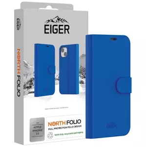 Kryt Eiger North Folio Case for Apple iPhone 15 in Blue