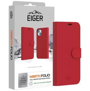 Kryt Eiger North Folio Case for Apple iPhone 15 Pro in Red