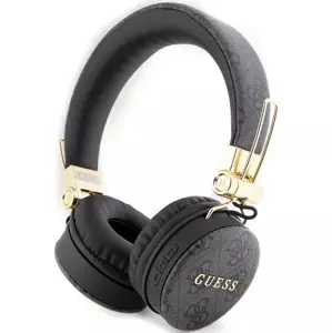 Sluchátka Guess Bluetooth on-ear headphones GUBH704GEMK black 4G Metal Logo (GUBH704GEMK)