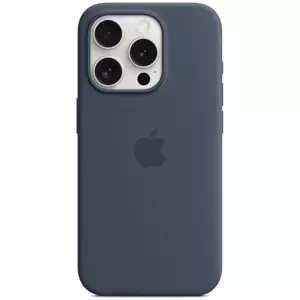 Kryt Apple iPhone 15 Pro Silicone Case with MS - Storm Blue