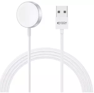 TECH-PROTECT ULTRABOOST MAGNETIC CHARGING CABLE 120CM APPLE WATCH WHITE (9490713932773)