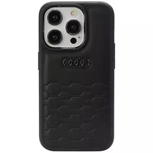 Kryt Audi GT Synthetic Leather iPhone 15 Pro 6.1" black hardcase (AU-TPUPCIP15P-GT/D2-BK)